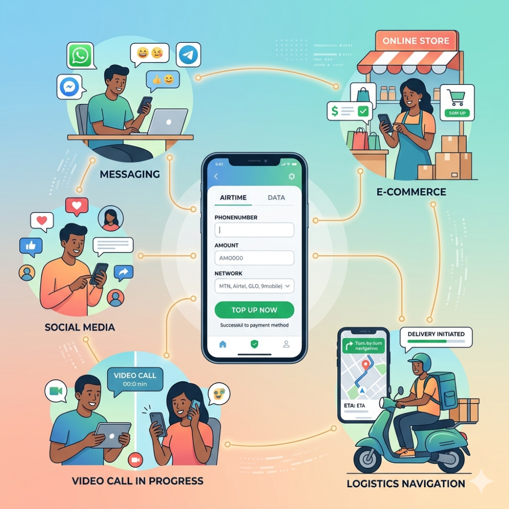 Why Airtime and Data Drive Daily Engagement in Digital Platforms