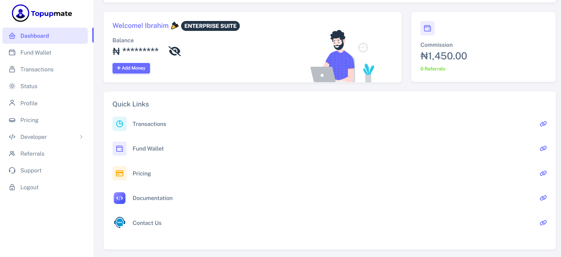 Connect Dashboard